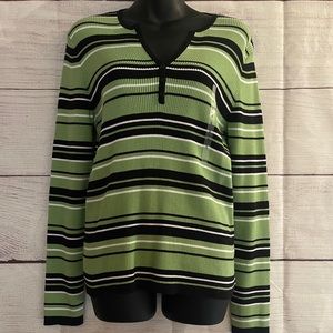 NWT Jones New York ladies long sleeve top size Large